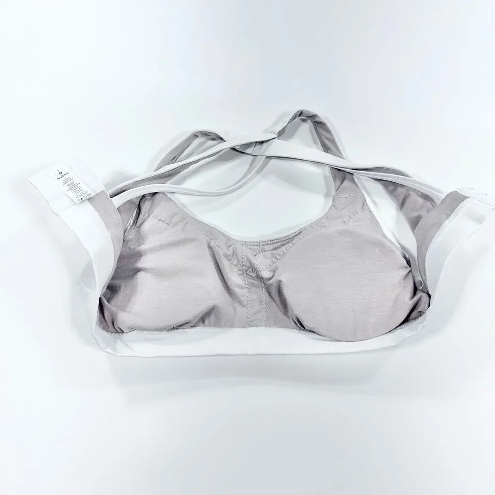 Lululemon white Stash it All bra 8 C/D